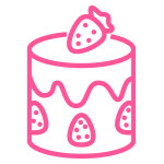 modern cake icon